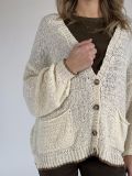 Cardigan Kocca - bianco - 1