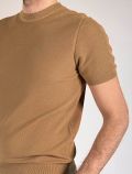 Maglia manica corta Blu Homme - nocciola - 1