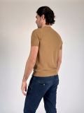 Maglia manica corta Blu Homme - nocciola - 3