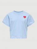 T-shirt manica corta Only - blue - 0