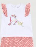 Completo maglia e pantalone corto Chicco - rosa - 1