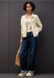 Maglia in felpa aperta Street One - beige - 2