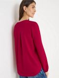 Camicia manica lunga curvy. patta dec... - red - 3