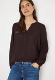 Camicia manica lunga curvy. patta dec... - brown - 0