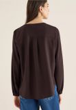 Camicia manica lunga curvy. patta dec... - brown - 5