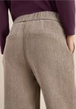 Pantalone curvy. vita alta, gamba lar... - beige - 4