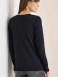 Pullover manica lunga Cecil - blu - 4