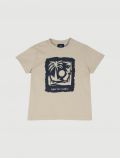 T-shirt manica corta Chicco - beige - 0