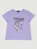 T-shirt manica corta Chicco - lilla - 0