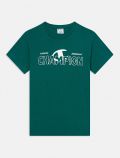 T-shirt manica corta sportiva Champion - verde - 4