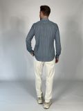 Camicia manica lunga Xacus - fantasia blue - 4