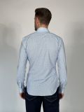 Camicia manica lunga Xacus - bianco azzurro - 3