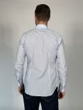 Camicia manica lunga Xacus - bianco azzurro - 3
