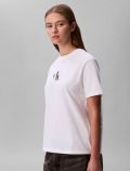 T-shirt manica corta Calvin Klein - bright white - 3
