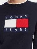 Pullover manica lunga Tommy Jeans - dark blu - 1
