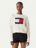 Pullover manica lunga Tommy Jeans - panna - 0