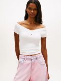 T-shirt manica corta Tommy Jeans - ecru - 0