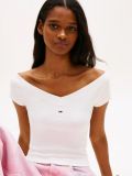 T-shirt manica corta Tommy Jeans - ecru - 1