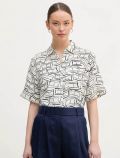 Camicia manica corta Tommy Hilfiger - bianco blu - 0