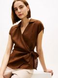 Camicia manica corta Tommy Hilfiger - brown - 1