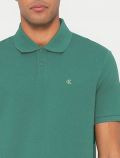 Polo manica corta Calvin Klein - green - 1