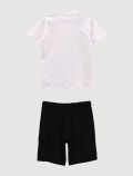 Completo maglia e pantalone corto Melby - bianco nero - 2
