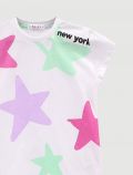 T-shirt manica corta sportiva Melby - bianco - 1