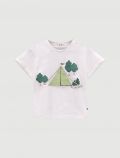 T-shirt manica corta sportiva Melby - bianco - 0