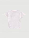 T-shirt manica corta sportiva Melby - bianco - 2
