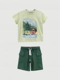 Completo maglia e pantalone corto Melby - verde - 0