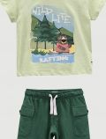 Completo maglia e pantalone corto Melby - verde - 1