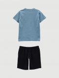 Completo maglia e pantalone corto Melby - avio - 2