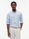 Camicia manica lunga lino Tommy Hilfiger - azzurro chiaro - 0