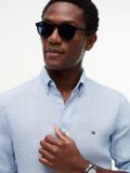 Camicia manica lunga lino Tommy Hilfiger - azzurro chiaro - 1