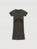 Abito manica corta Uncoventional - marrone - 0