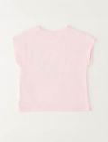 T-shirt manica corta I Do - rosa - 2