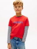 T-shirt manica corta Tommy Hilfiger - red - 0