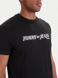 T-shirt manica corta Tommy Jeans - black - 1