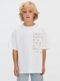 T-shirt manica corta Calvin Klein - white - 0