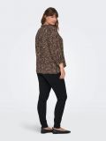 Camicia con scollo a v. chiusura con ... - leopardo - 3