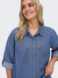 Camicia in jeans con colletto. chiusu... - medium blue denim - 1