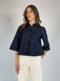 Camicia manica lunga Emme - navy - 0