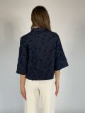 Camicia manica lunga Emme - navy - 3