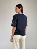 T-shirt manica corta Emme - blu navy - 5