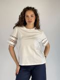 T-shirt manica corta Emme - bianco ottico - 0