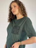 T-shirt manica corta Emme - verde scuro - 1