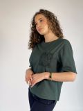 T-shirt manica corta Emme - verde scuro - 4