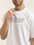 T-shirt manica corta sportiva Guess - white - 1