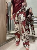 Pantalone Diana Gallesi - rosso india - 0