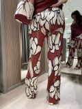 Pantalone Diana Gallesi - rosso india - 2